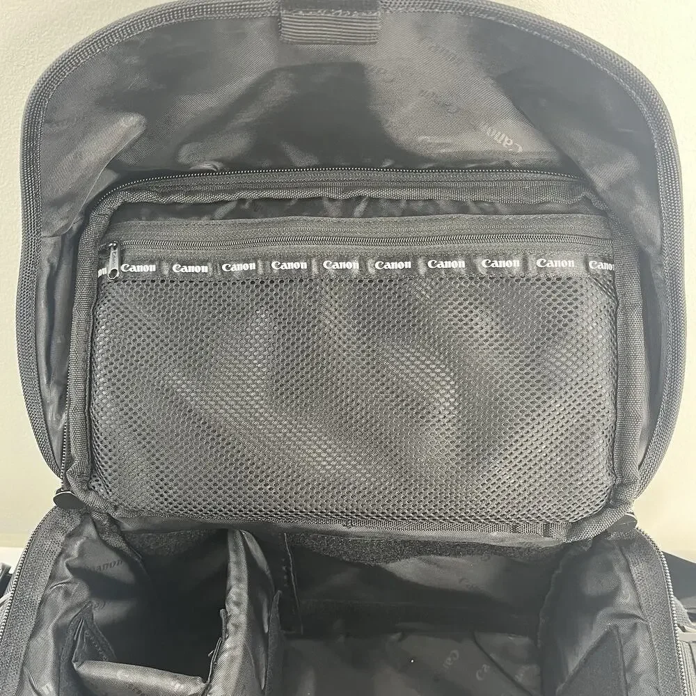 Canon Rebel Camera Bag Case For Camera Lens Shoulder Strap Storage Black
